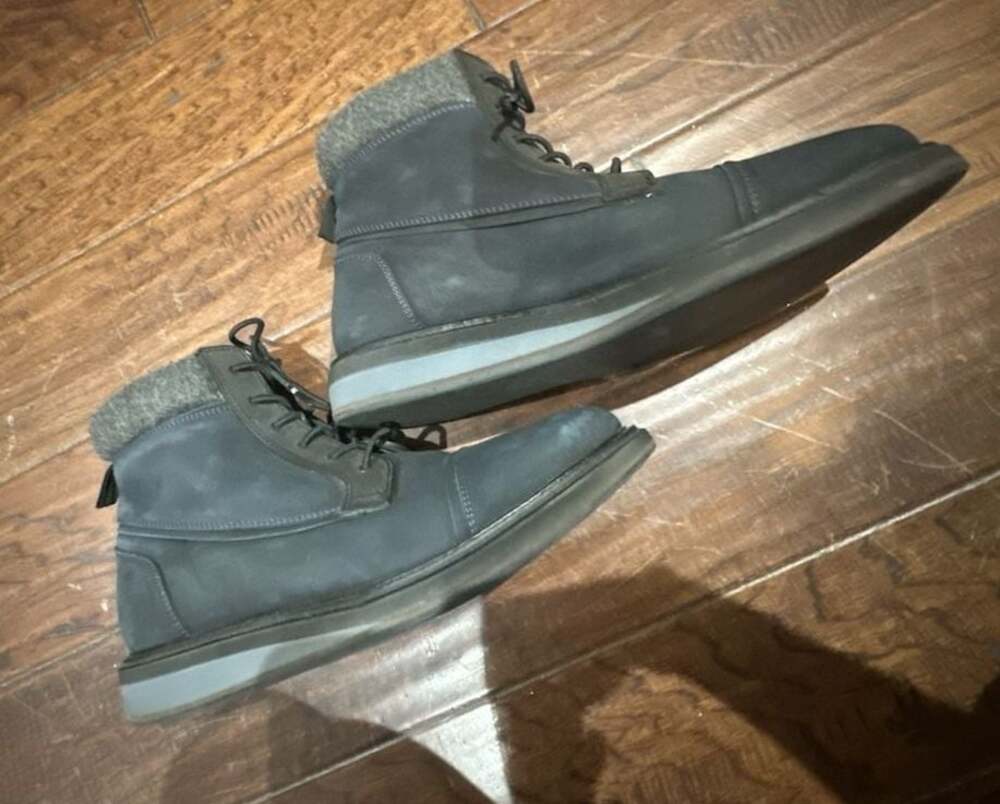 Vintage Foundry Co. Stone Men's Cap Toe Lace-Up Boots in Dark Navy
